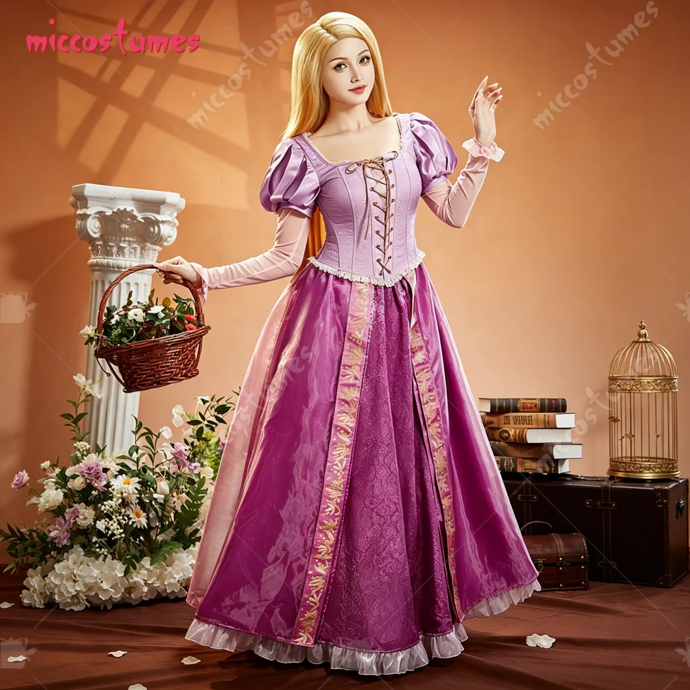 【prevente】costume-de-cosplay-de-princesse-a-cheveux-longs-version-animee-miccostumes-pour-halloween-comprenant-une-robe-et-une-veste-a-manches-courtes