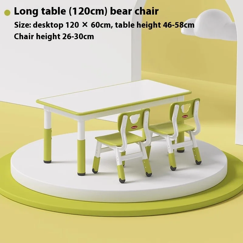 Childrens Furniture Desk Table Student White Study Table Chair Detachable Removable Seat Mesa Infantil Kids Table Chair Set