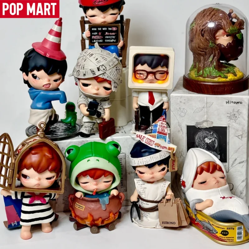 

POP MART Hirono Series Tamed Wildgrass Blind Box Anime Figure Cute Model Desktop Toy Collection Ornament Doll Girl Birthday Gift