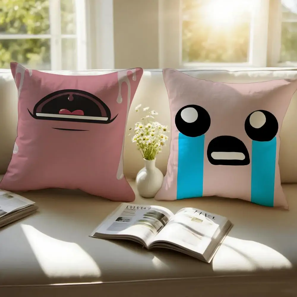 The B-Binding Of Isaac Game Pillow Case Cushion Cover Soft & Easy-Wash Pillow Case – Versatile For Couch, Bed, Travel And Office