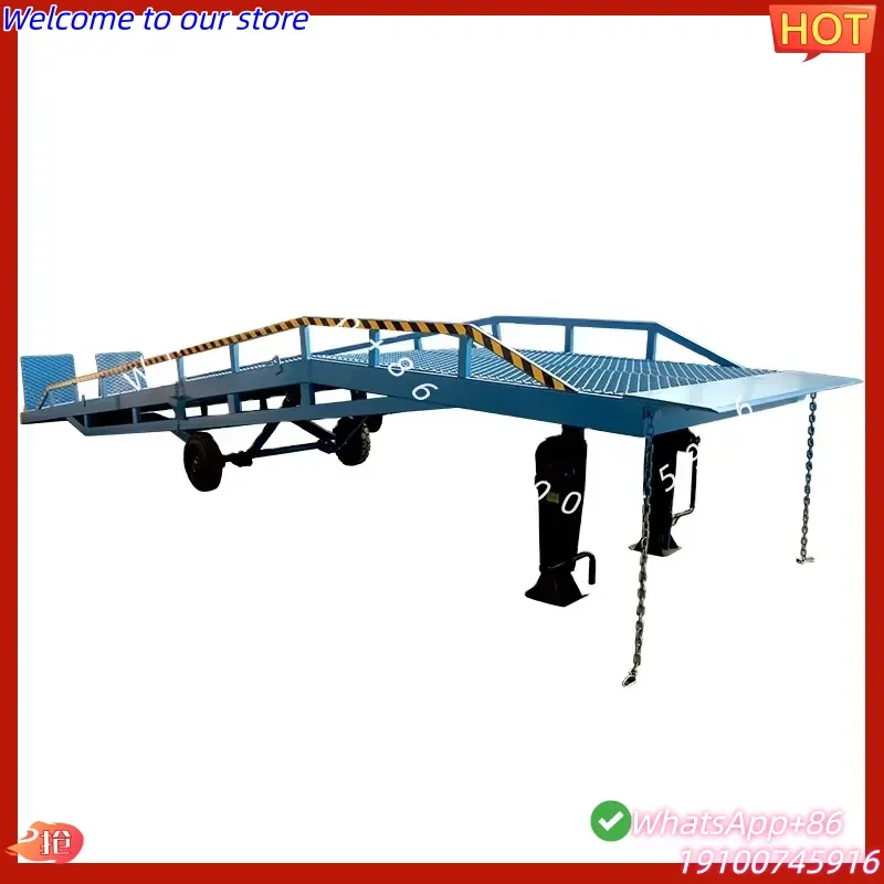 2026Hot Electric Lifting Hydraulic Container Ramp with 8t 10t 12t 14t 16t