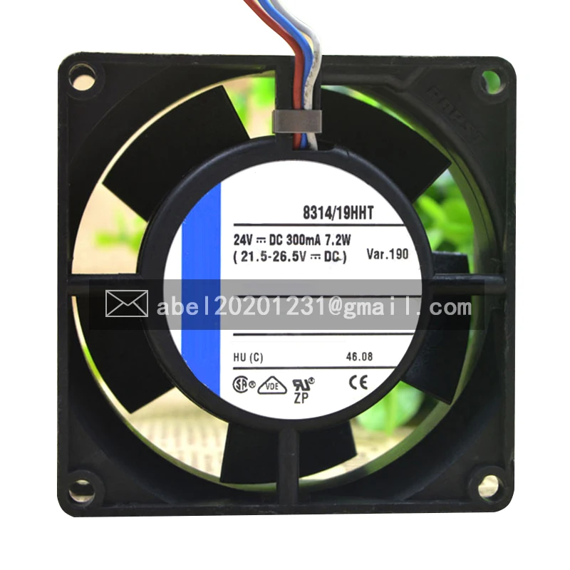 

BRAND NEW 8314/19HHT 24VDC ORIGINAL COOLING FAN 8CM 8032 80*80*32MM