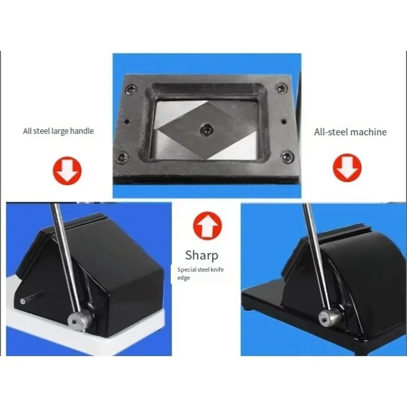 

Небольшой новый ручной сверхмощный прямоугольный станок для резки карточек с круглыми углами, машина для резки карточек из ПВХ, машина для резки визитных карточек