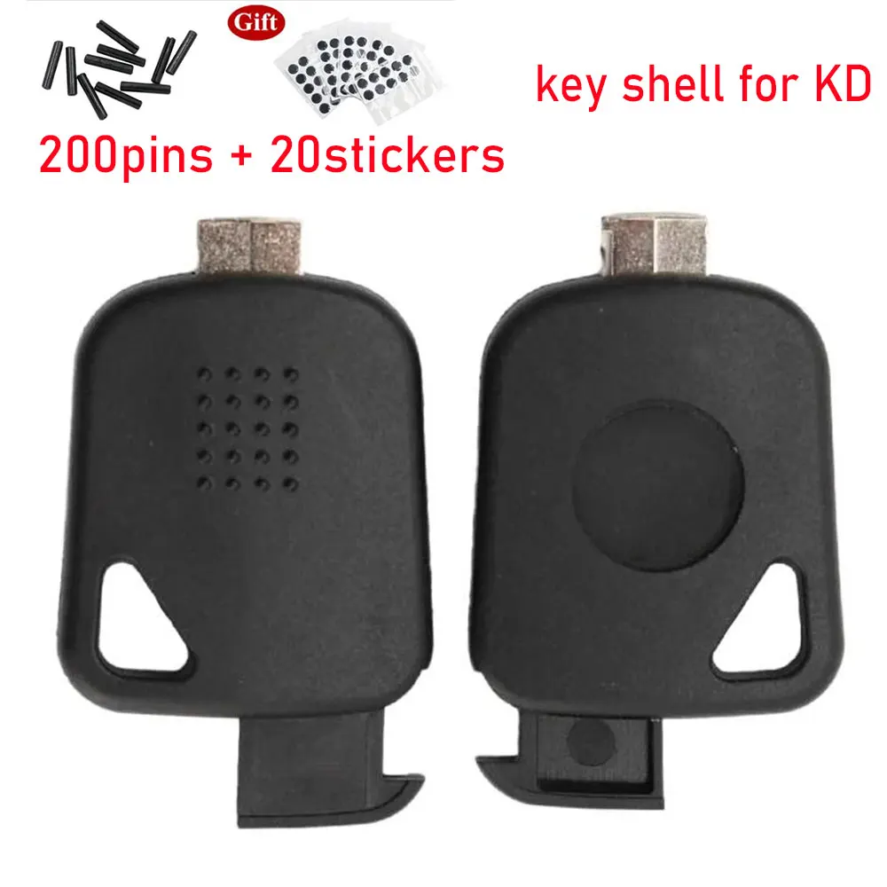 10 20pcs Universal Transponder Car Key Fob Shell Case for KD VVDI Key Blade Key Head with Chip Holder Without Logo