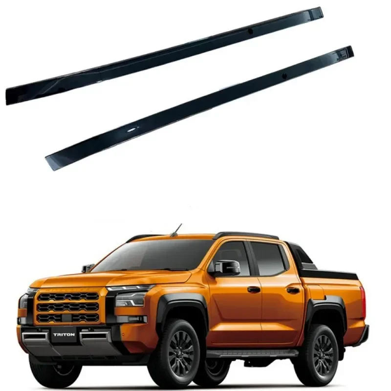 For^-Aluminum Roof Rail Rack Cross Bars Crossbar Carrier Fits for Triton L200 LC2T 2023 2024 2025/*.