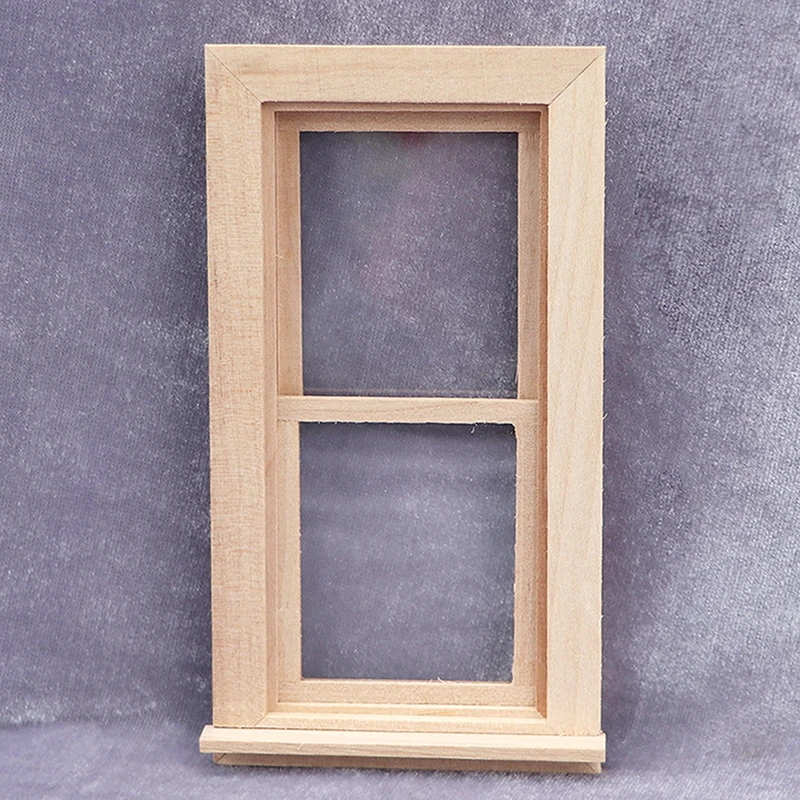 1:12 Dollhouse Miniature Window Model House Decor Door and Windows Furniture Toy