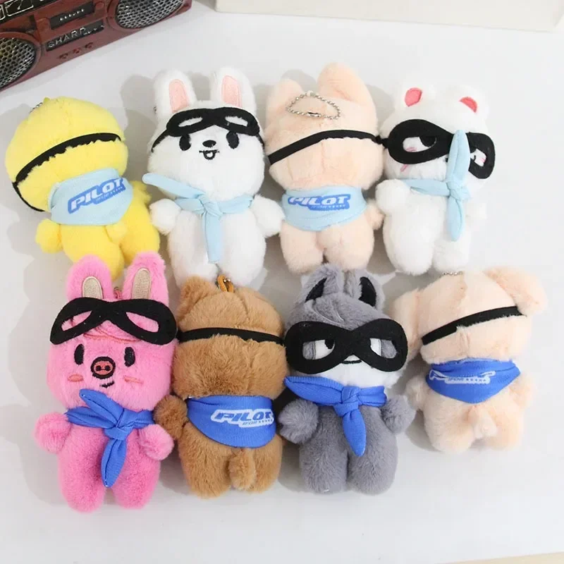 Kpop Cartoon Stuffed Animal Plushies Stay Plush Doll Toys StrayKids JYP Adults Fans Leeknow Hyunjin Keychain Pendant Gift