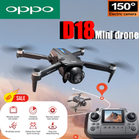 OPPO D18 Drone Profissional HD Dual-Camera With Screen Remote Control Obstacle Avoidance 5G Wifi Quadcopter Optical Flow Drone