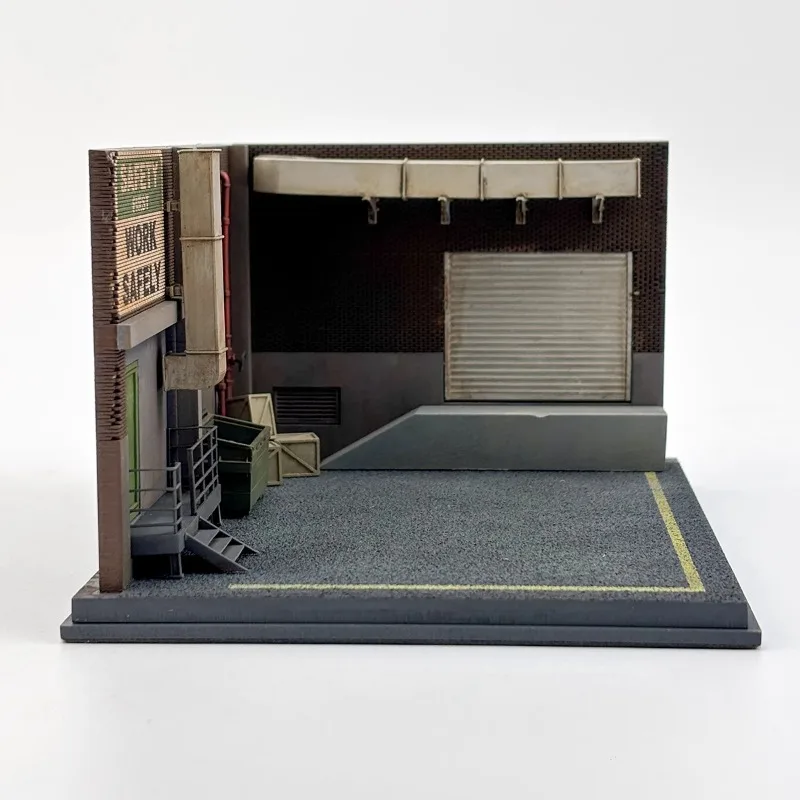 Diecast 1/64 Scale Model Warehouse Repair Workshop Scene Display Car Scene Shooting Table Collection of Ornaments Original Box