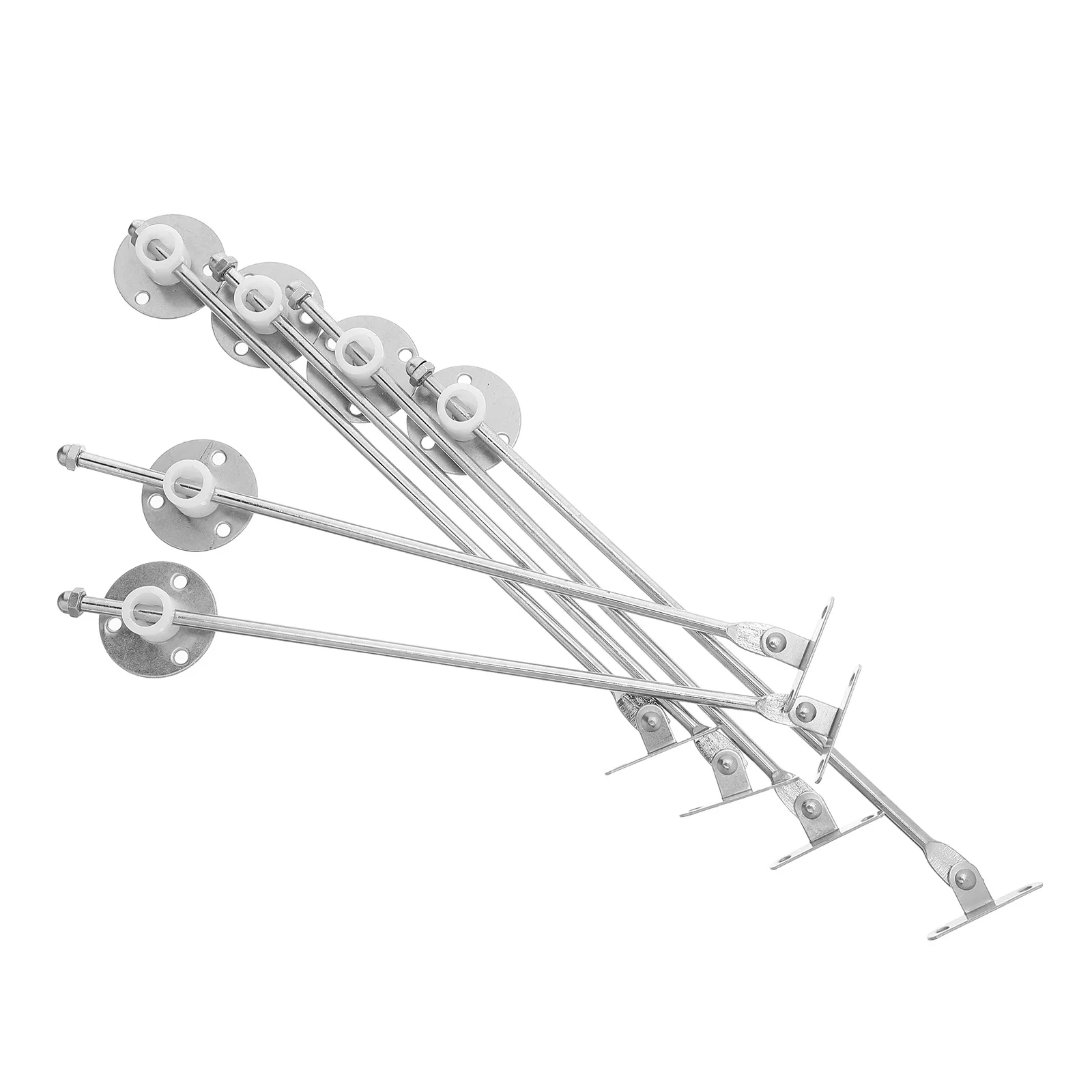 

6Pcs Cabinet Door Support Rod Heavy Duty Kitchen Lid Lift Support Soft Close Drop Down Hinges for Cupboards Furniture