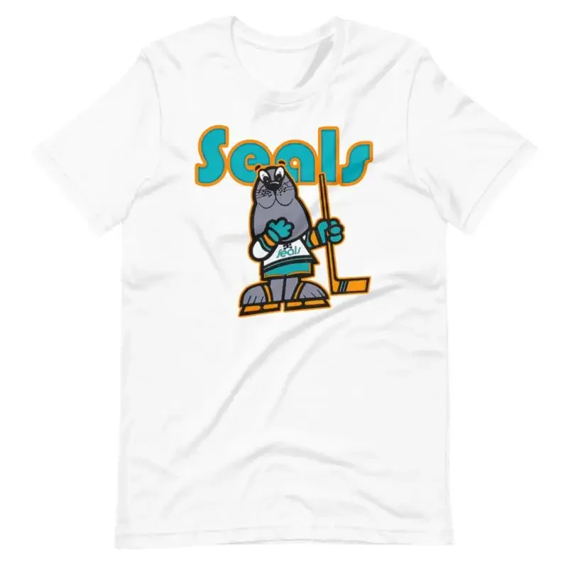 California Golden Seals Hockey T-Shirt im Vintage-Stil