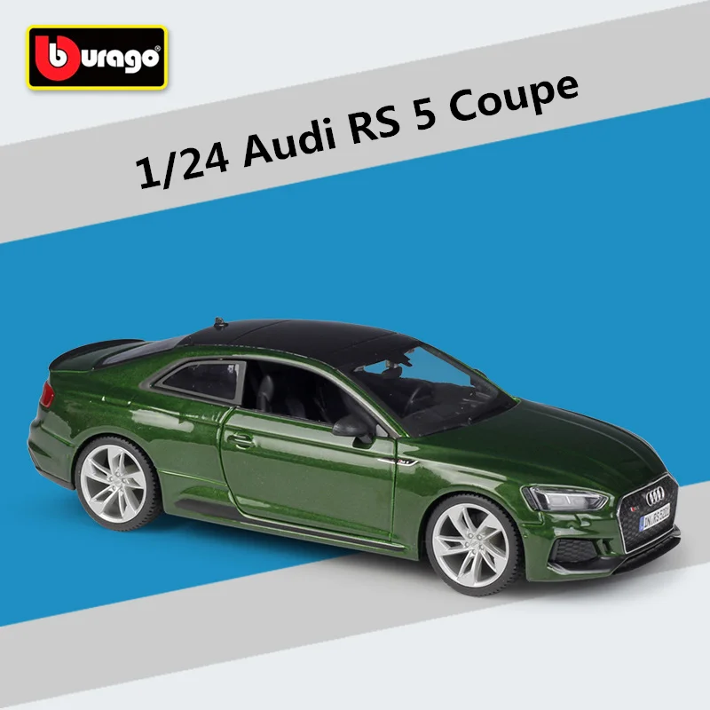 Bburago 1:24 Audi RS5 Coupe Alloy Sports Car Model Diecast Metal Toy Vehicles Car Model Simulation Collection Childrens Toy Gift