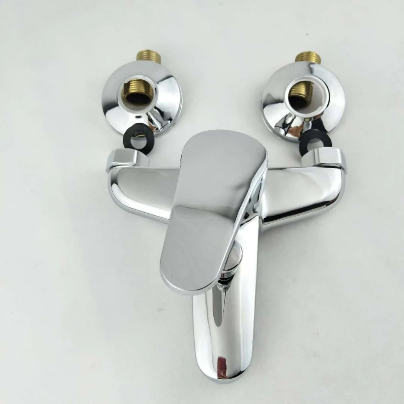 Three-Way Shower Faucet Jishiduo Three-Way Hot and Cold Bathtub Faucet Inlet and Outlet Valve