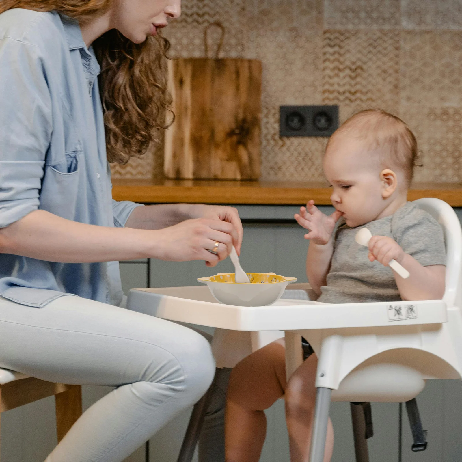 2Pcs Cartoon Biene Keramik Schüssel Nette Babynahrung Schüssel Dekorative Frühstück Würze Snack Sauce Gewürz Gericht für Home Restaurant