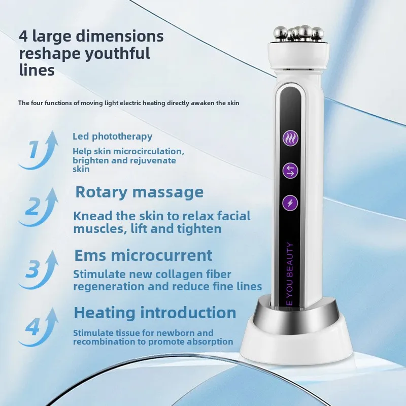 

Красота кожи лица, инструмент для горячего вращения, EMS, микроэлектроника, портативный инструмент для личной гигиены, инструмент для красоты