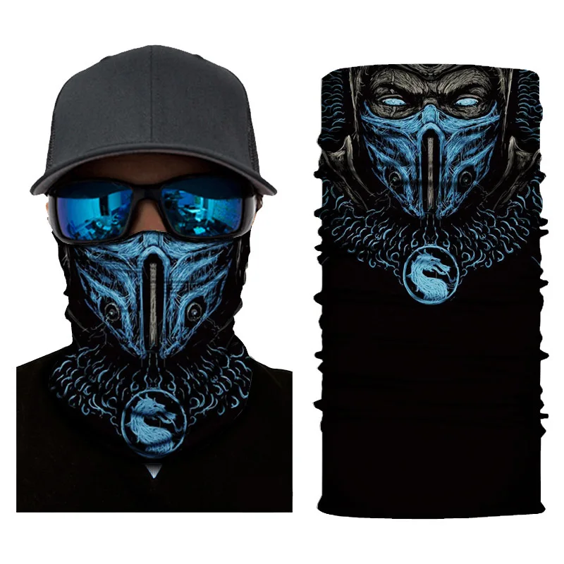 Balaclava Man Mask Bandana High Elastic Seamless Bandana Buff Gaiter Hunting Headband Cycling Fishing Tube Face Shield Men Scarf