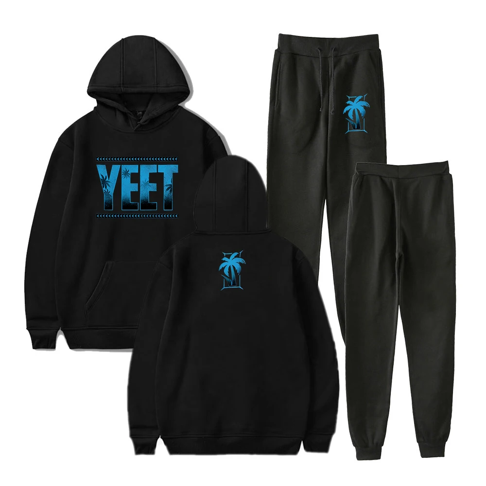 

Jey Uso Yeet Pullover Hoodie Jogger Pants Two Piece Set Sweatshirts+Sweatpants Women Men's Set