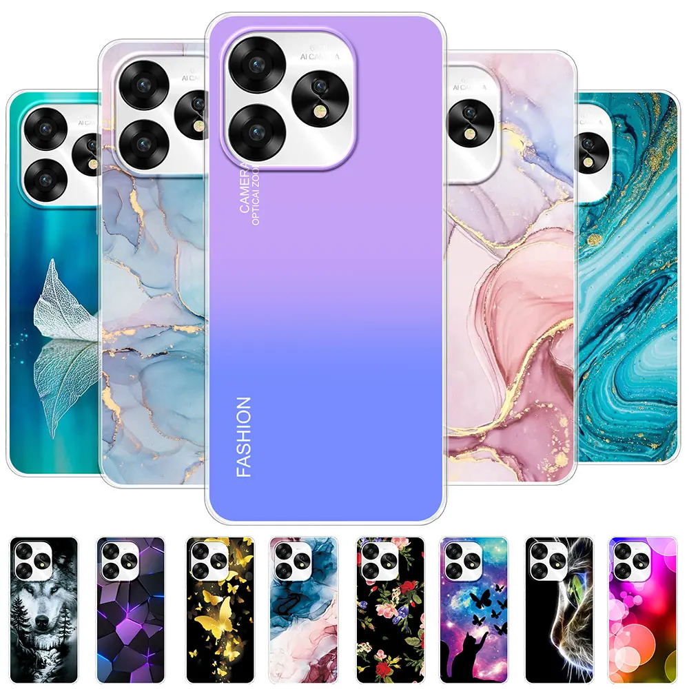 For UMIDIGI A15 Cases Cover For UMIDIGI A15C Shell Clear Protect Soft Silicone Phone Cases Funda For UMIDIGIA15 A15C Coque