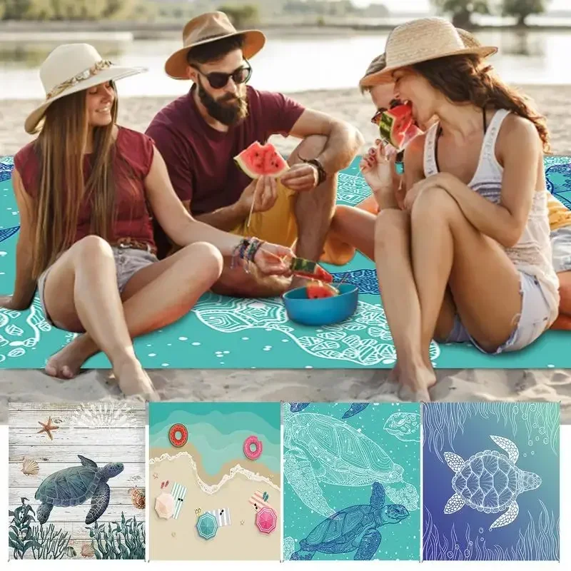 Picnic Mat Waterproof Sandproof Beach Mat Portable Lightweight Blanket Folding Camping Supplies for Outdoor Camping Picnic