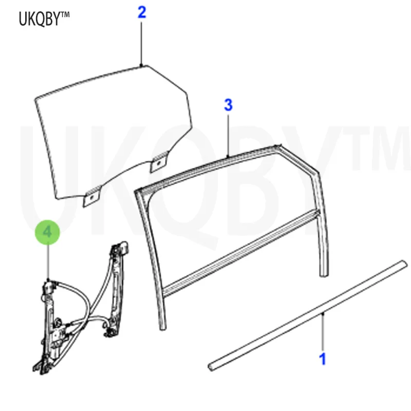 Ja gu ar X J 2010-2019 La nd Ro ve r C2D36915 Window Regulator C2D36915 C2D36916 C2D36913 C2D31417 C2D31419 C2D36914