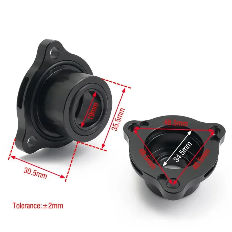 For 1.8T 2.0T Turbo Diverter Valve Adapter Flange Kit MQB 8V 8R