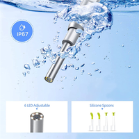 A49Z Otoscope Ear Endoscope 3.9Mm 4.5 IPS 1080P HD Ear Scope Wax Removal Cleaner Tools With 2500Mah Rechargeable Battery