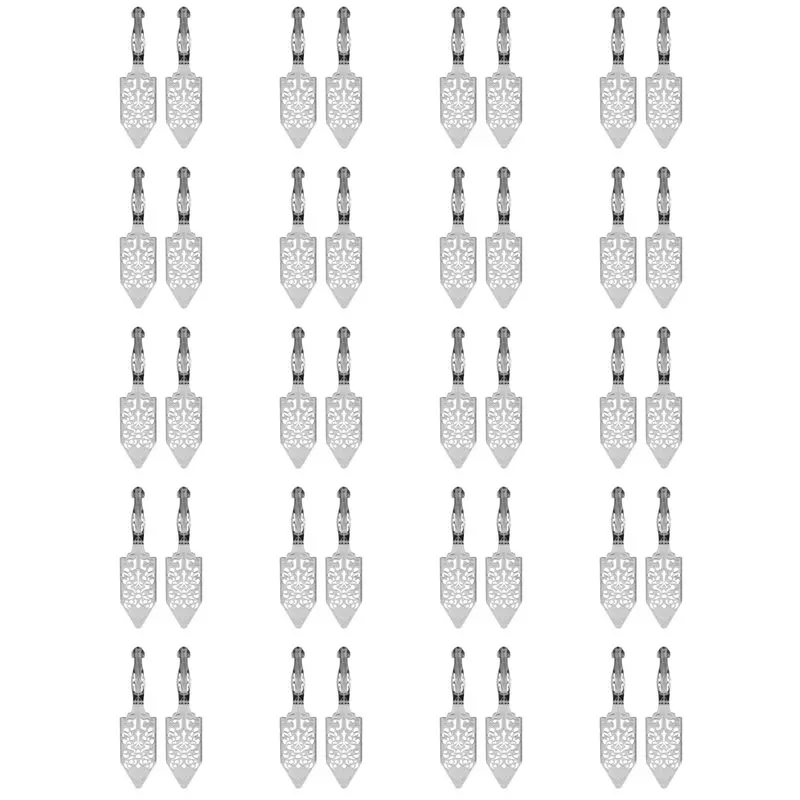 

CYCLI-40 Pieces Absinthe Spoons, Stainless Steel Absinthe Cocktails Spoon Making Kit Gothic Absinthe Fountain Spoon Dripper