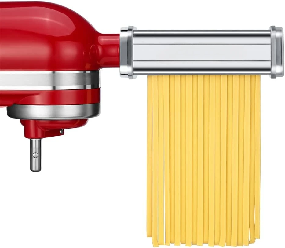 Pasta Maker Attachments Set for all KitchenAid Stand Mixer, including Pasta Sheet Roller, Spaghetti Cutter, Fettuccine Cutter