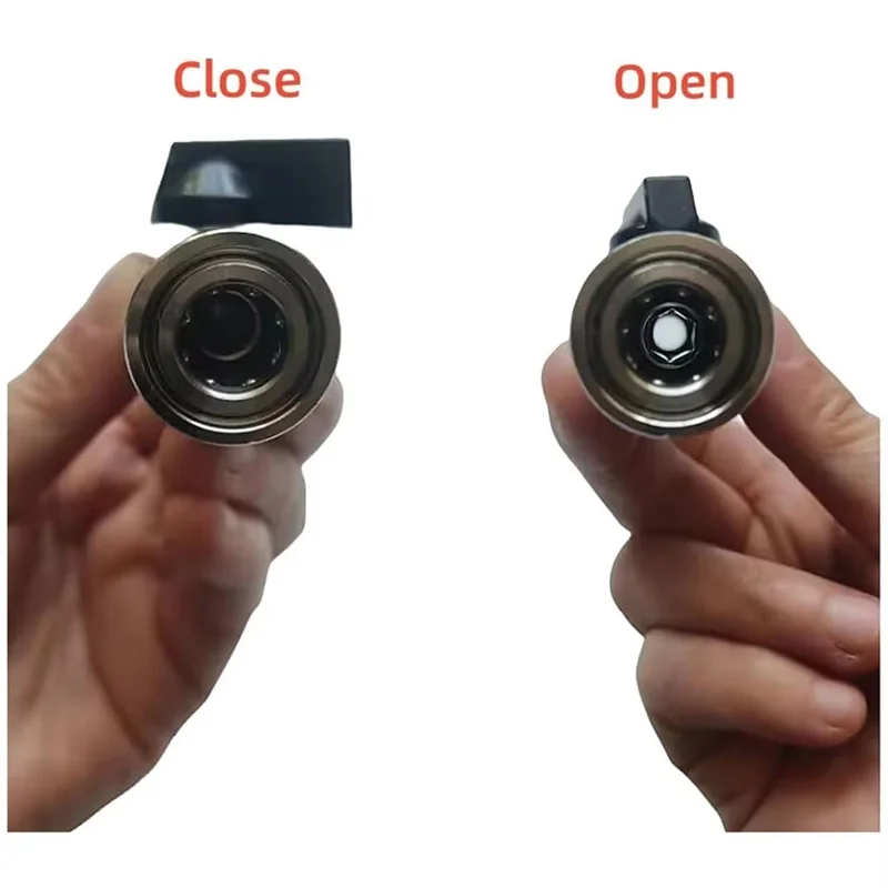 AT05-High Pressure Washer Ball Valve Kit With 1/4 Inch Quick Connect Plug For Power Car Wash Pump Hose Quick Fitting