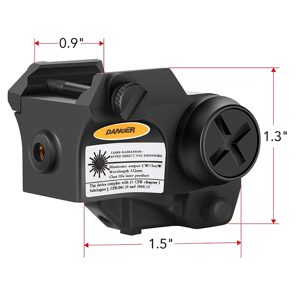 Arma tática arma vermelho verde ponto visando ponteiro laser visão para pistola taurus g2c g3c ts9 glock 20mm picatinny ferroviário