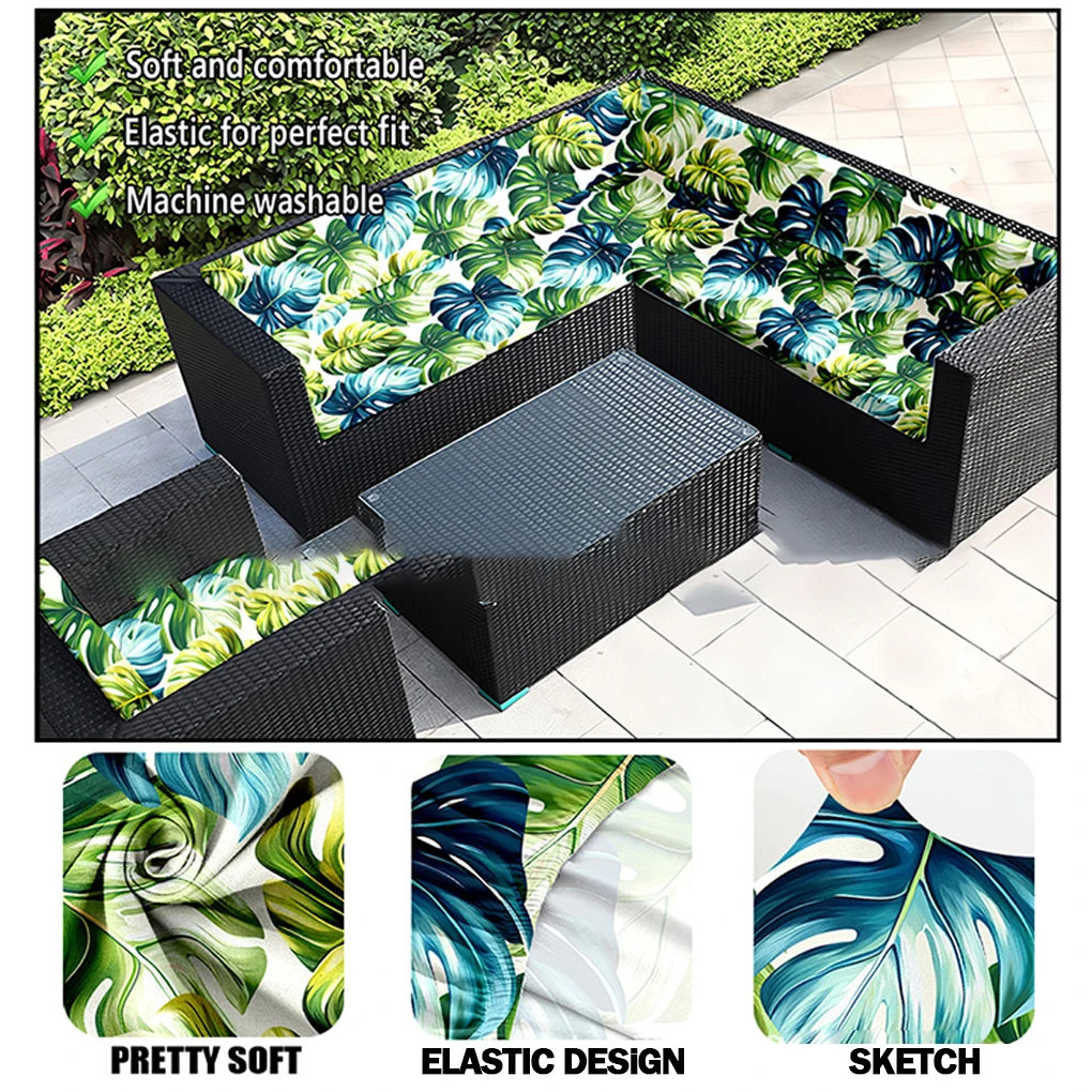 8x Waterproof Tropical 8pack/lot Replacement Patio Cushions Seat Soft