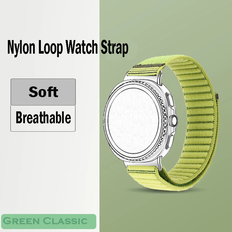 حزام نايلون لساعة سامسونج جالاكسي 8 40 مللي متر 44 مللي متر مضفر مريح للتنفس لساعة جالاكسي 8 الكلاسيكية 46 مللي متر اكسسوارات