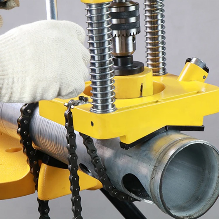 2026 Best Price Hongli CE Certificate Pipe Hole Cutting Machine 14-114mm Steel Pipe Cutter Hole Saw Cutting Machine (KC114)