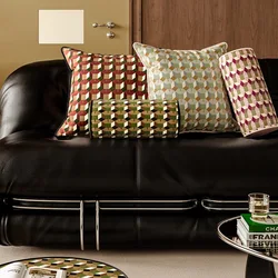 Retro Pillows Luxury Geometric Cushion Case Round Velvet Decorative Pillow Cover For Sofa Chair Bedding Home Decorations