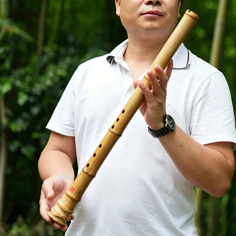 F/G Key Xiao 8 Hole Handmade Chinese Vertical Bamboo Flute Beginner Professional Flutes Traditional Classic Woodwind Instruments