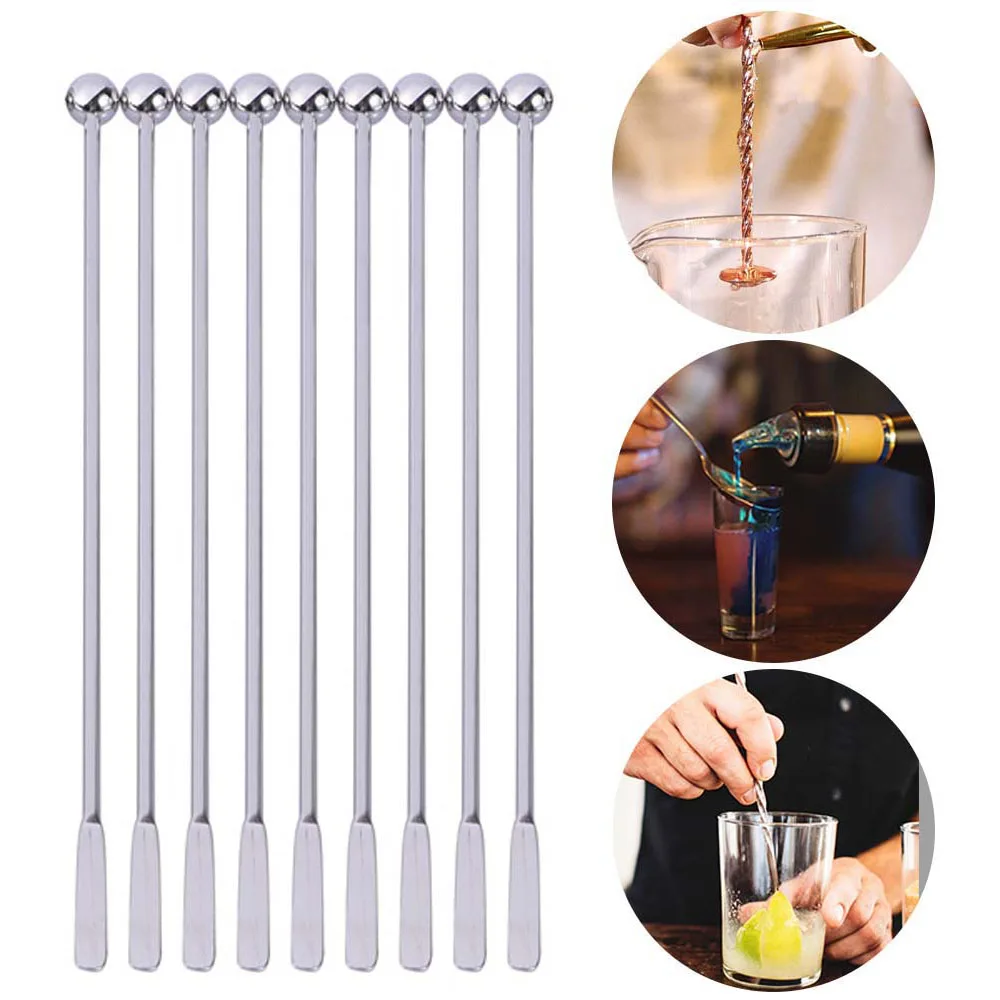 Stainless Steel Mixing Mixer Drink for Wedding Party Bar Bar tool Cocktail Stirrers Swizzle Stick Mixing Sticks Stirrers