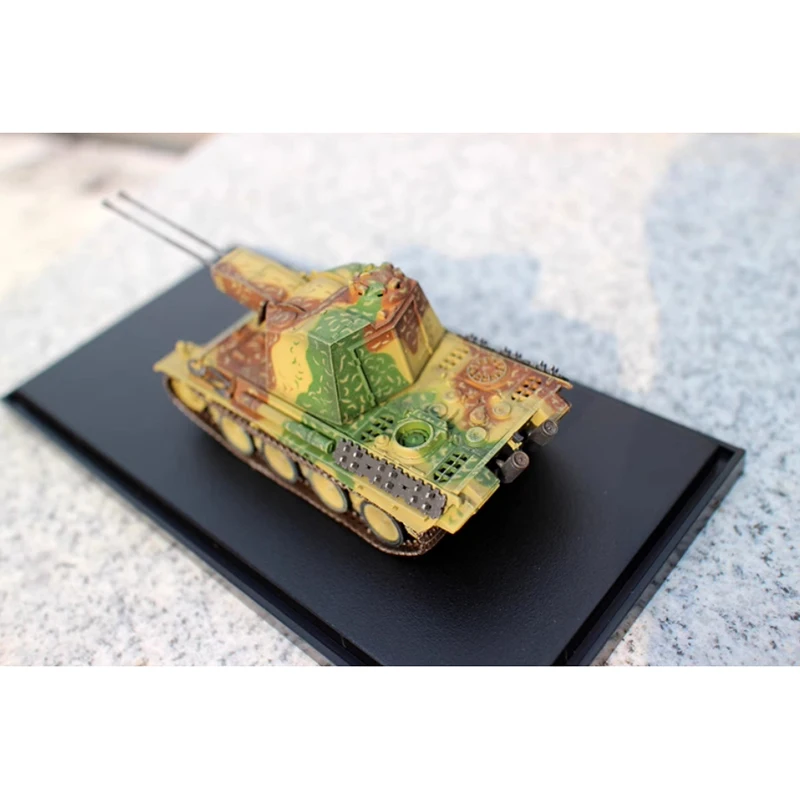 Dragon Diecast 1:72 Leopard Tank Western Front 1945 Plastic Simulation Tank Model Collection Decoration Gift Toys Static Display