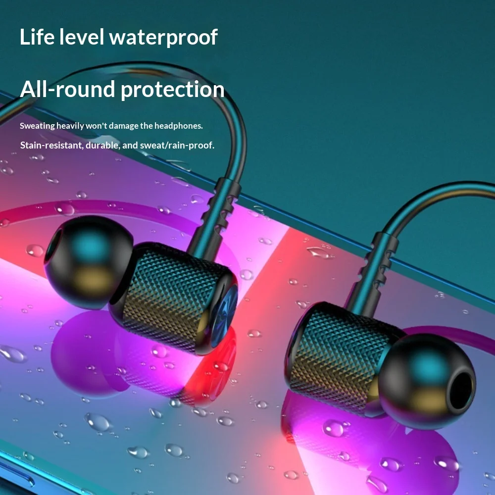 Neck-hung Wireless Bluetooth Headphones 2025 New Model Lossless Sound Quality Noise Cancellation Ultra-Long Battery Life Sports