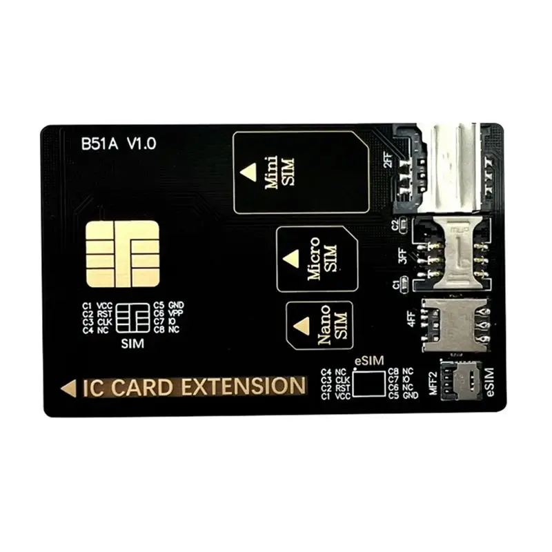 

Адаптер для смарт-карт мобильного телефона, мини-карта для тестирования SIM-карты, смарт-карта, IC-карта, передача расширения