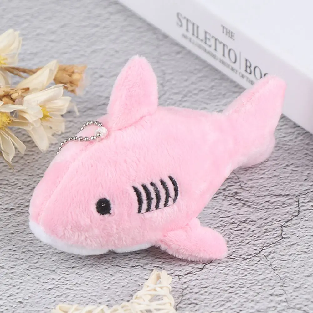 Cadeau pour enfant Simulation requin sac à dos porte-clés sac pendentif 12CM requin en peluche jouet océan Animal porte-clés pendentif requin porte-clés