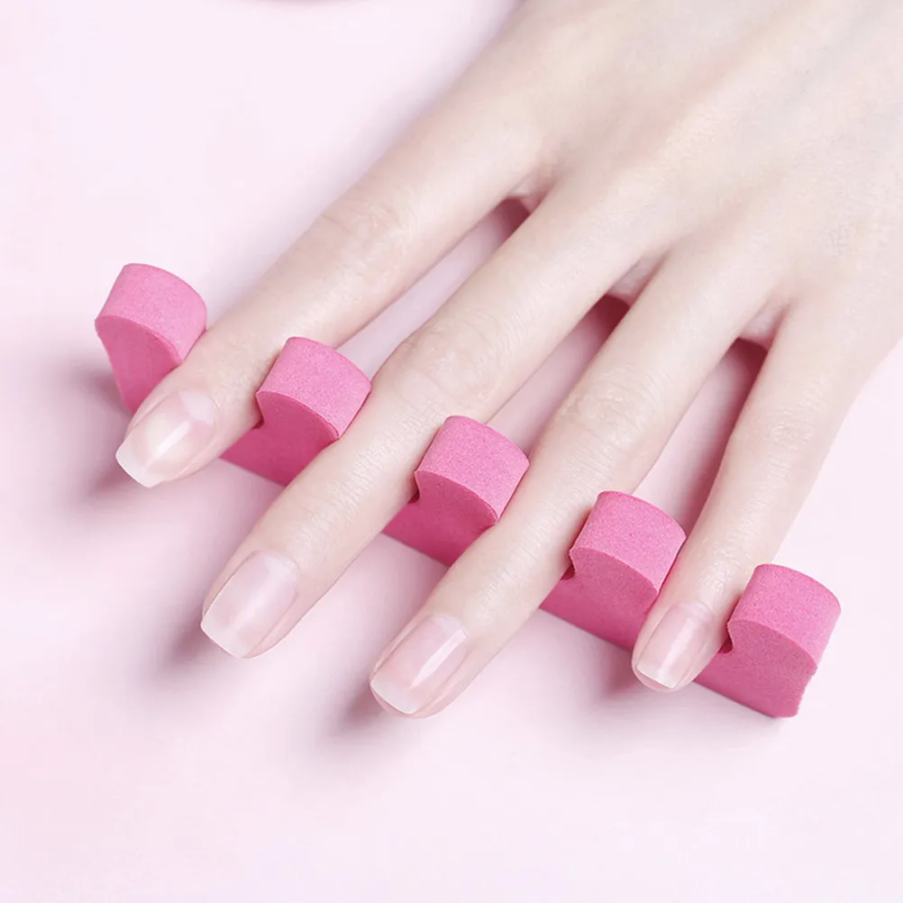 

20Pcs Eva Nail Toe Separators Reusable Sponge Finger Dividers for Nail Art Extensions Filing Shaping Pedicure Manicure Tools
