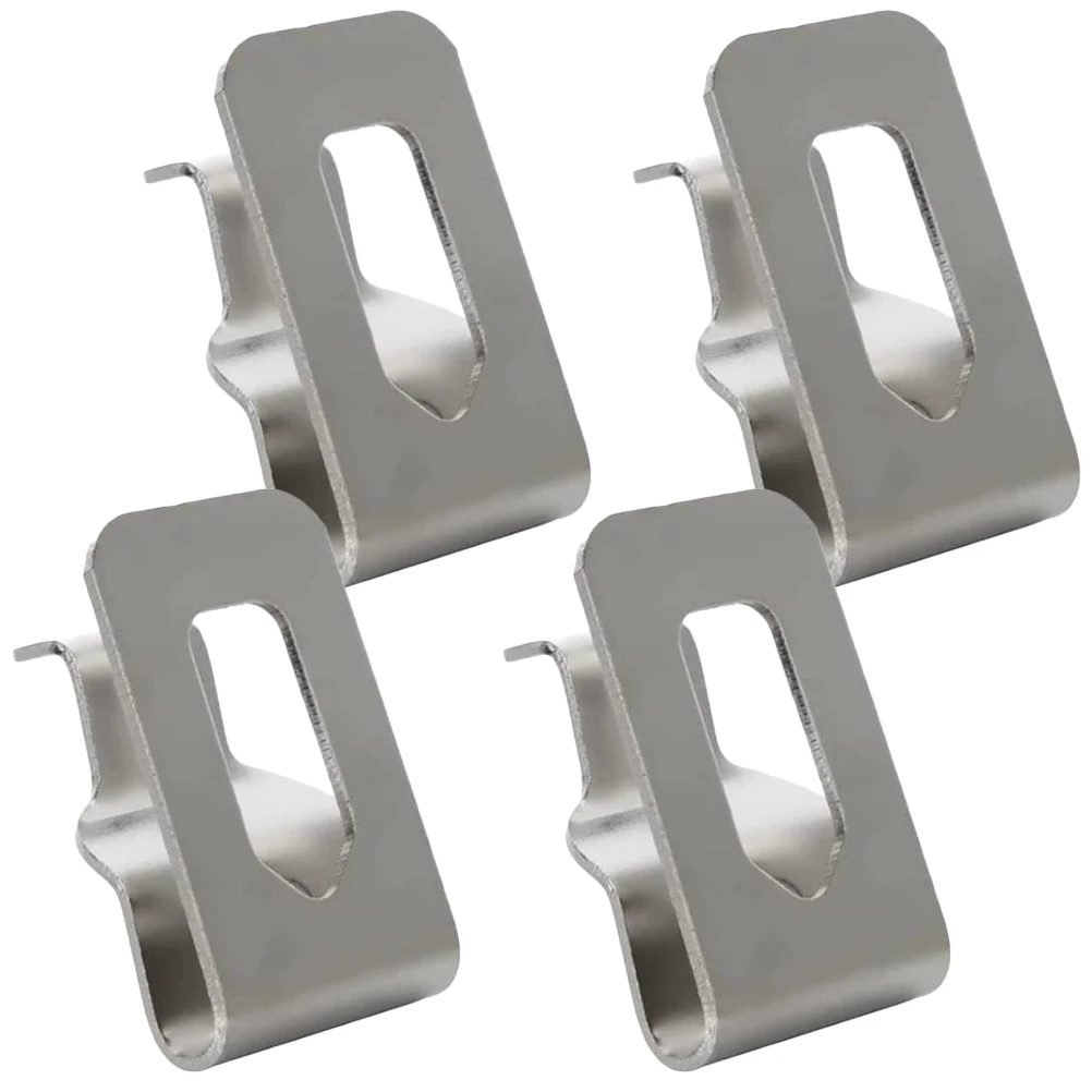 

4pcs Power Tool Waist Clip Stainless Steel Hook For Cordless Drill Heavy Duty Key Holder Belt Hook Replacement Tape Measure