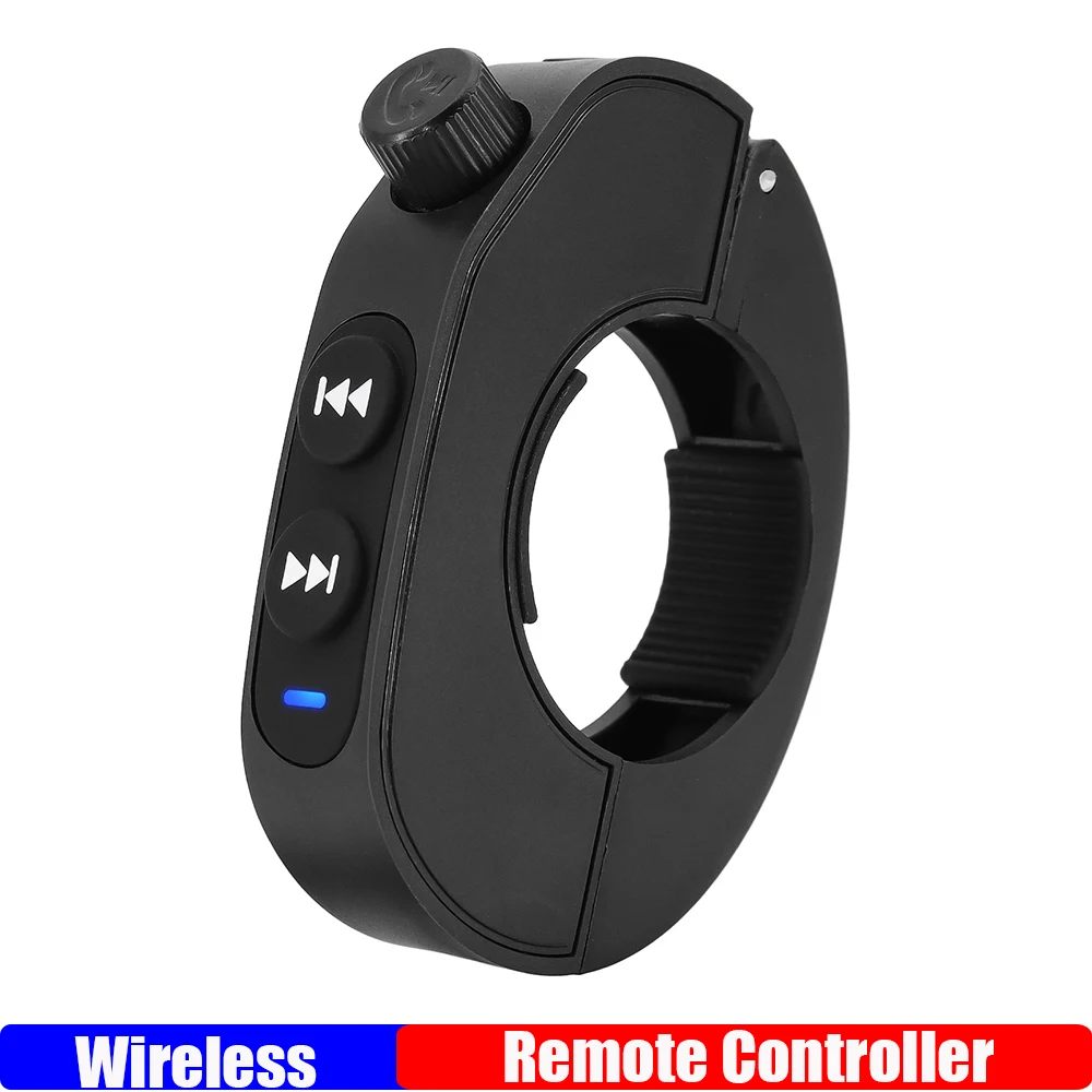 ZMFJH 2 Key Remote Control For Motor Helmet Headset Waterproof Media Controller Music Player For for Android Cellphone Volume