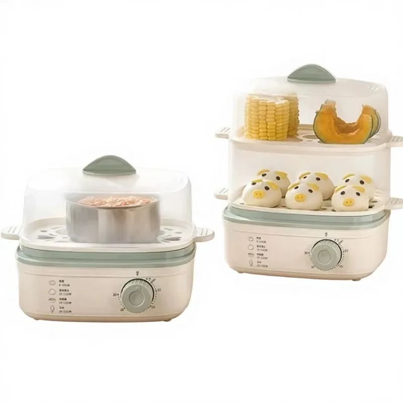 multifunction-electric-steamer-home-dormitory-use-double-layer-350w-all-in-one-breakfast-maker-egg-cooker-with-3-year-warranty