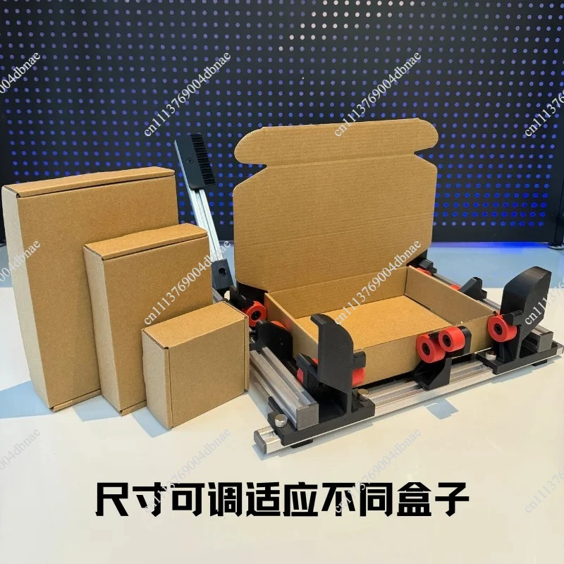 Aircraft box fixture auxiliary roller folding tool carton special folding carton artifact