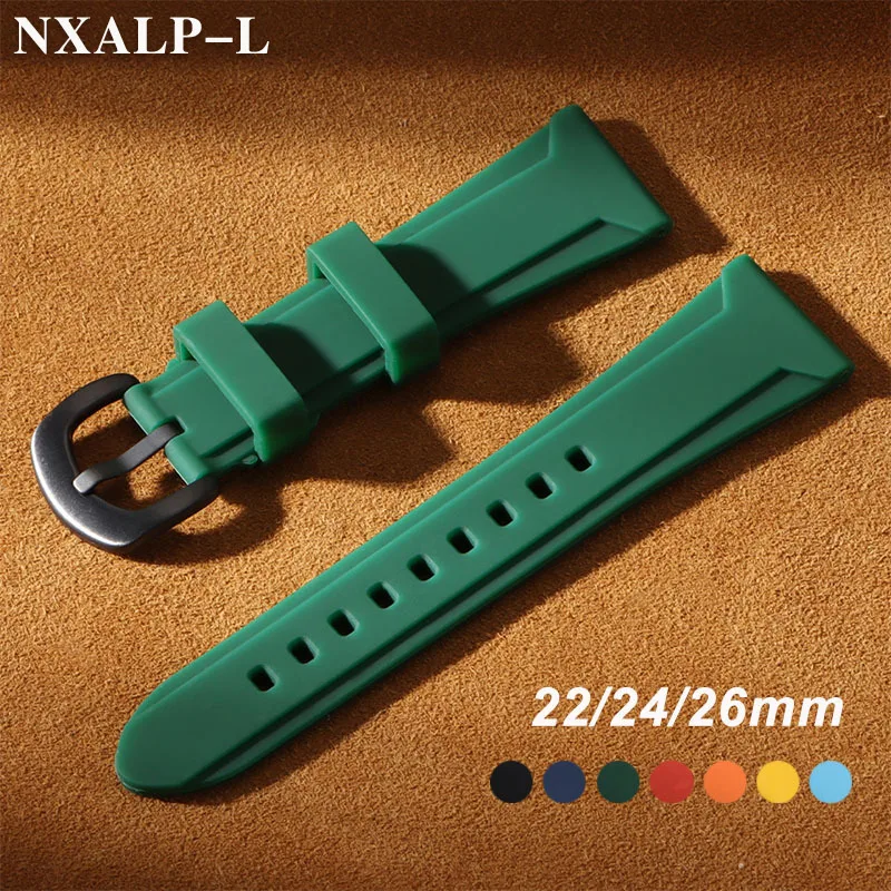 الرجال الرياضة حزام الساعات لينة ساعات سيليكون الفرقة 22 مللي متر 24 مللي متر 26 مللي متر سوار ساعة اكسسوارات ساعة ذكية استبدال معصمه
