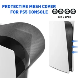 For PS5 Accessories Dust Net Filter Protector Mesh For PS5 Disc & Digital Console Side Breathable Anti-Scratch Dustproof Cover