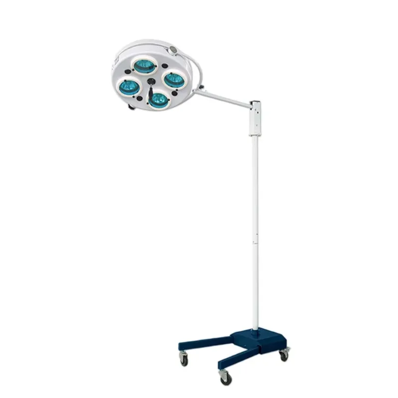 LED Medical Mobile Shadowless Surgical Light 4 Electric High Color Rendering Index for Mirrors 98 60000 lux Lighting Hospital