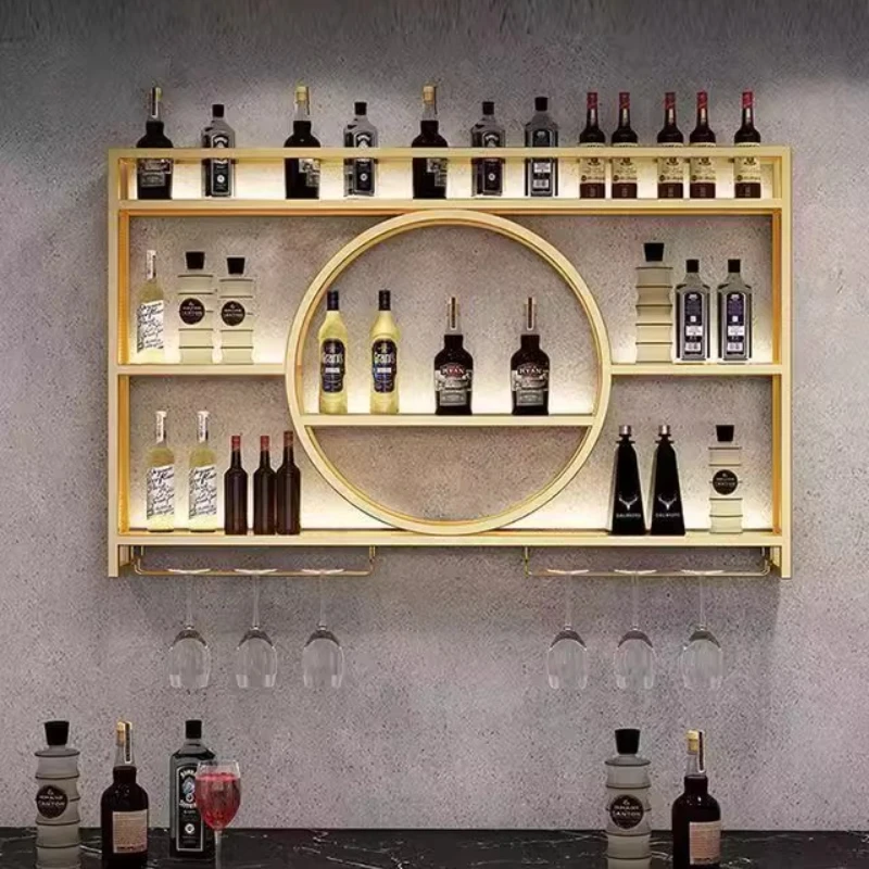 

Accesories Customize Wine Cabinet Rack Display Living Room Restaurant Decoration Shelves Kitchen Rangement Vin Bar Furniture