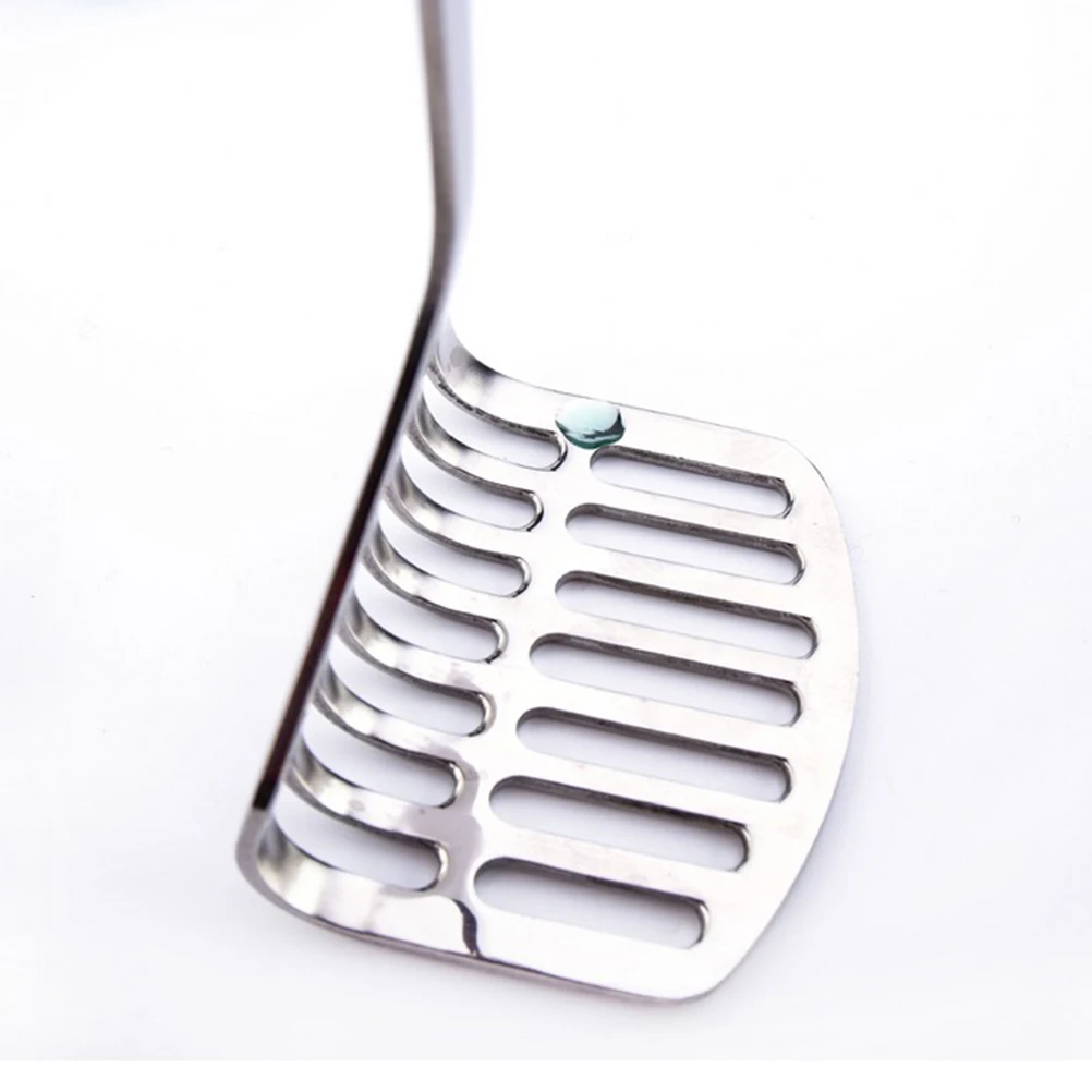 

1pc Stainless Steel Potato Presser Heavy Duty Manual Masher Hollow Handle Anti-Scalding Hanging Design Vegetable Tool